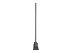2er Set flache LED Wegeleuchten aus Aluminium in Anthrazit, Höhe 100cm