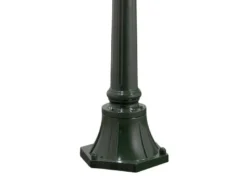 2er-Set grüne Wegeleuchten PARMA aus Aluminium, E27, IP43, H.: 118 cm