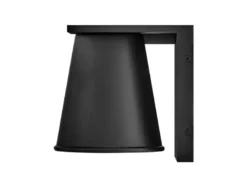 2er SET kleine LED Außenwandleuchten Schwarz, Salzluft resistent, Höhe 15,5cm
