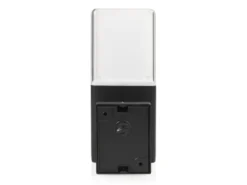 2er Set LED Außenwandleuchten aus Aluminium in Schwarz Up Light, Höhe 20cm