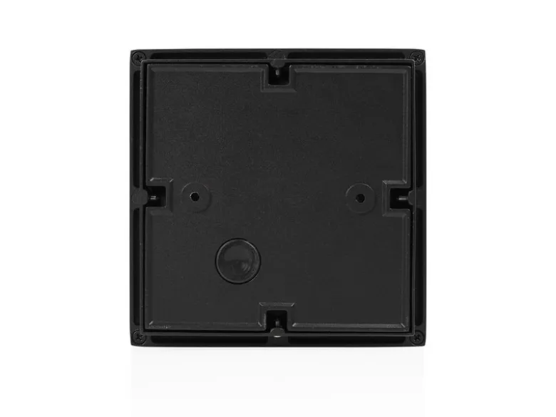 2er Set LED Außenwandleuchten aus Aluminium in Schwarz, 17x15cm