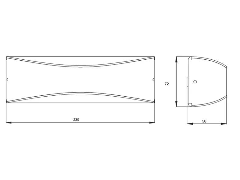 2er Set LED Außenwandleuchten in Anthrazit mit Up and Down Beleuchtung, IP65