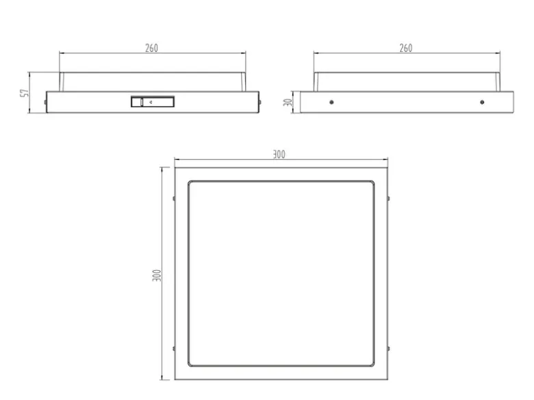 2er Set LED Außenwandleuchten mit Bewegungsmelder & Hausnummer 30 x 30cm