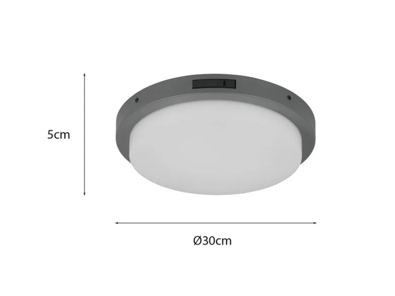2er Set LED Außenwandleuchten mit Bewegungsmelder & Hausnummer Ø 30cm
