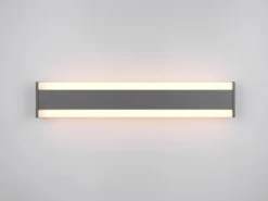 2er-Set LED Außenwandleuchten Up and Down Lichteffekt, Anthrazit 60cm lang