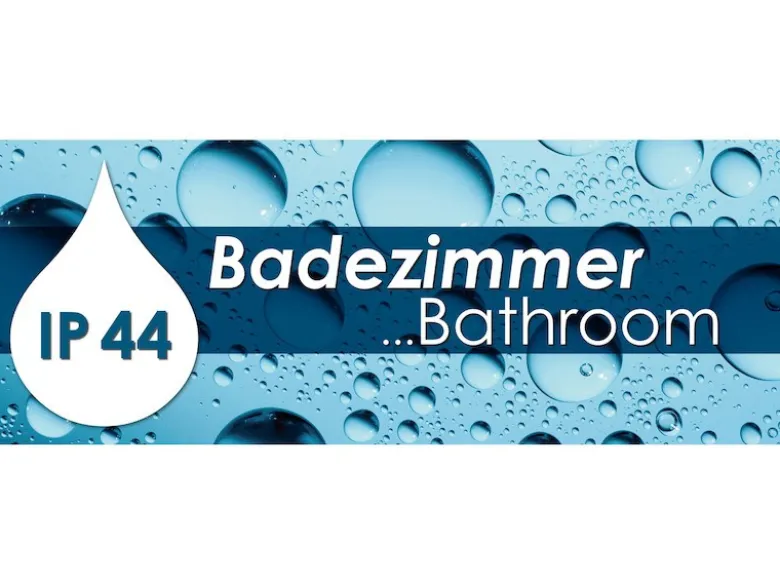 2er SET LED Badezimmer Wandleuchten Silber Chrom schwenkbar, Breite 60cm