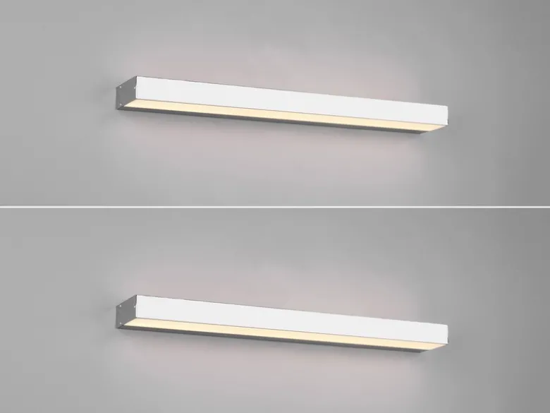 2er SET LED Badezimmer Wandleuchten Up-Down Chrom, Breite 60cm