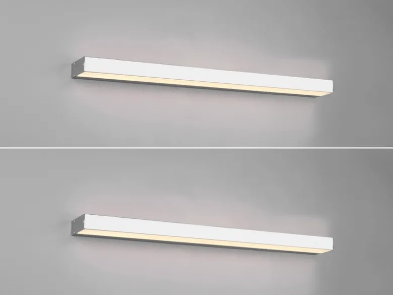 2er SET LED Badezimmer Wandleuchten Up-Down Chrom, Breite 90cm