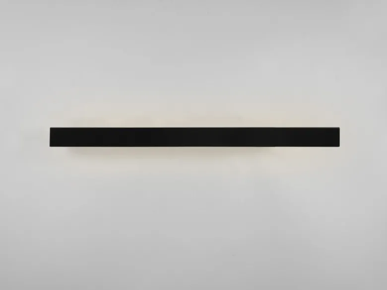 2er SET LED Badezimmer Wandleuchten Up-Down Schwarz, Breite 90cm