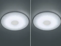 2er SET LED Deckenleuchten mit Fernbedienung, dimmbar Ø 42cm