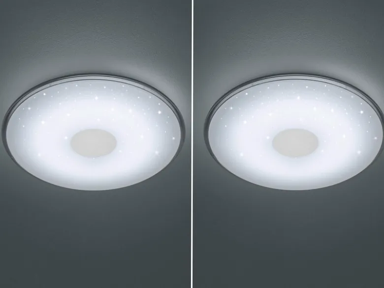 2er SET LED Deckenleuchten mit Fernbedienung, dimmbar Ø 42cm