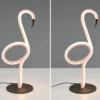 2er SET LED Deko Tischlampen Rosa mit Schnurschalter, Höhe 35cm