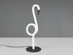 2er SET LED Deko Tischlampen Weiß mit Schnurschalter, Höhe 35cm