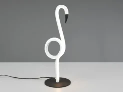 2er SET LED Deko Tischlampen Weiß mit Schnurschalter, Höhe 35cm
