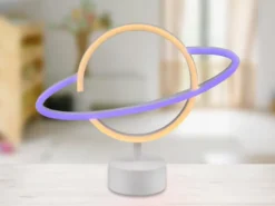 2er SET LED Deko Tischleuchte Batterie- oder USB betrieben, Höhe 25cm
