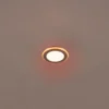 3er SET LED Einbaustrahler ARGUS Chrom mit Fernbedienung dimmbar & RGBW, Ø 8cm