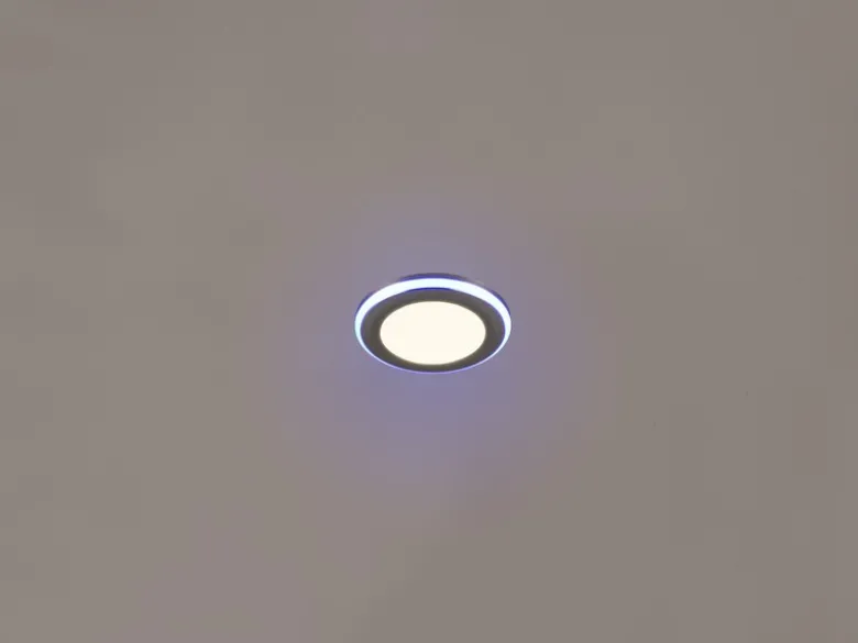 3er SET LED Einbaustrahler ARGUS Chrom mit Fernbedienung dimmbar & RGBW, Ø 8cm