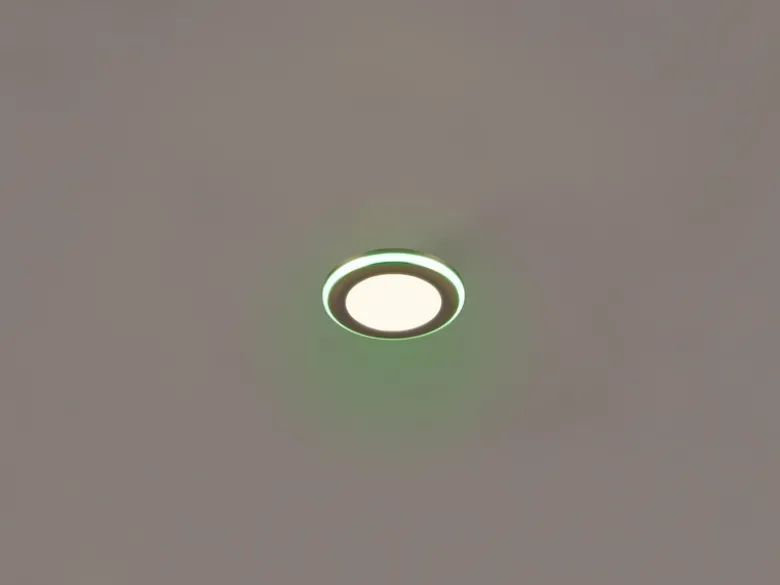 3er SET LED Einbaustrahler ARGUS Chrom mit Fernbedienung dimmbar & RGBW, Ø 8cm