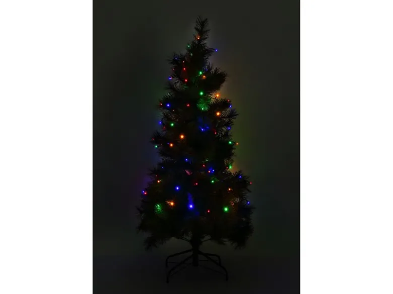 2er Set LED Outdoor Solar Lichterkette RGB Weihnachtsbeleuchtung, 12 Meter