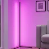 2er Set LED Stehleuchten mit Fernbedienung, RGB & Sound Control - H 141cm