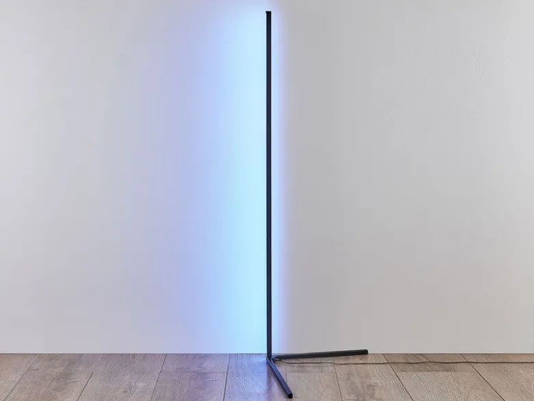2er Set LED Stehleuchten mit Fernbedienung, RGB & Sound Control - H 141cm