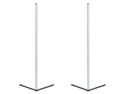 2er Set LED Stehleuchten mit Fernbedienung, RGB & Sound Control - H 141cm