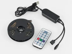 2er Set LED Streifen mit Fernbedienung, RGB & Sound Control - 300cm