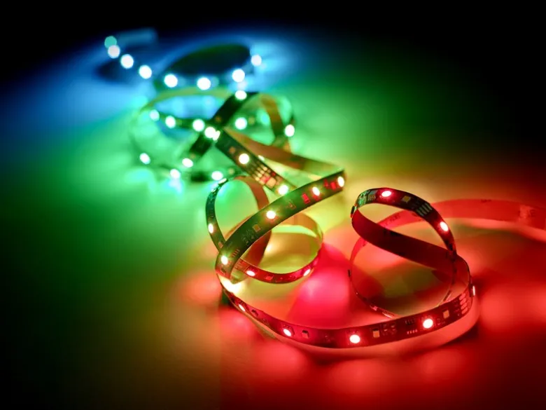 2er Set LED Streifen mit Fernbedienung, RGB & Sound Control Funktion - 5 Meter