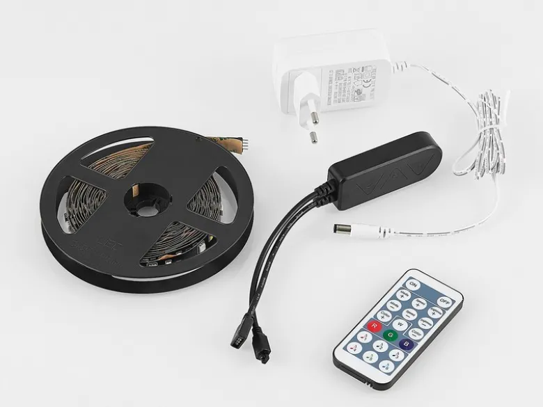 2er Set LED Streifen mit Fernbedienung, RGB & Sound Control Funktion - 5 Meter