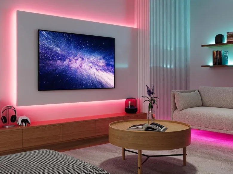 2er Set LED Streifen mit Fernbedienung, RGB & Sound Control Funktion - 5 Meter