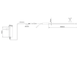2er Set LED Streifen mit Fernbedienung, RGB Farbwechsler & Dimmer - 3 Meter
