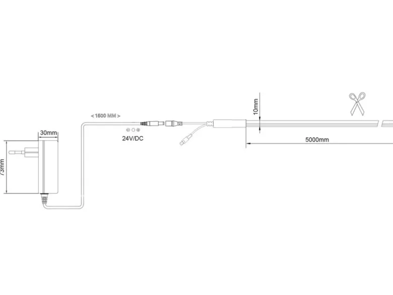 2er Set LED Streifen mit Fernbedienung, RGB Farbwechsler & Dimmer - 5 Meter