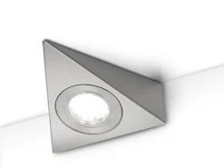 3er SET LED Unterbauleuchten ECCO dreieckig mit Schalter, Breite je 12,4cm