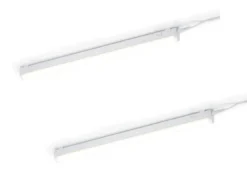 2er SET LED Unterbauleuchten mit Schalter & 230V Direktanschluss, Länge 51cm