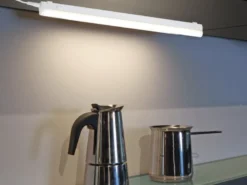 2er SET LED Unterbauleuchten mit Schalter & 230V Direktanschluss, Länge 51cm