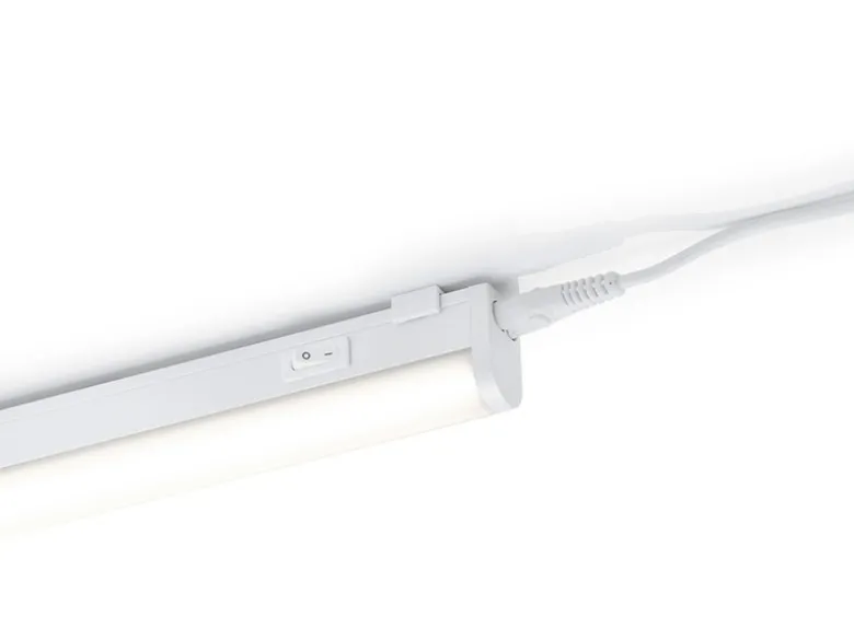 2er SET LED Unterbauleuchten mit Schalter & 230V Direktanschluss, Länge 84cm