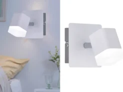 2er SET LED Wand- & Deckenstrahler Weiß matt, Breite 10cm