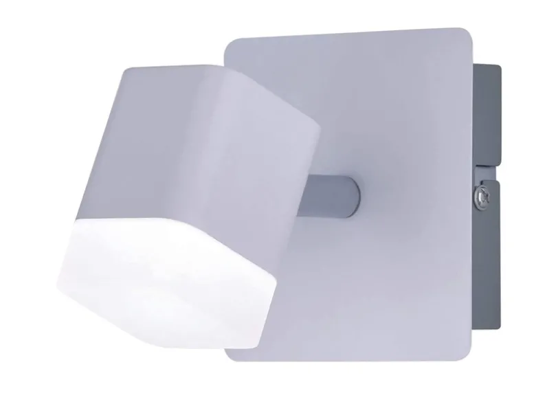 2er SET LED Wand- & Deckenstrahler Weiß matt, Breite 10cm