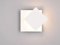 2er SET LED Wandlampen Weiß verstellbar für indirekte Beleuchtung, Höhe 18cm