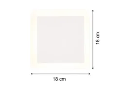 2er SET LED Wandlampen Weiß verstellbar für indirekte Beleuchtung, Höhe 18cm