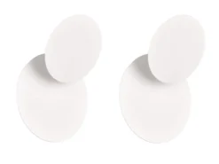2er SET LED Wandlampen Weiß verstellbar für indirekte Beleuchtung, Ø 18cm