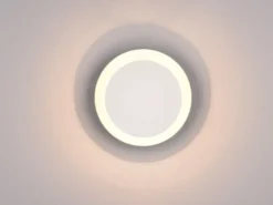 2er SET LED Wandlampen Weiß verstellbar für indirekte Beleuchtung, Ø 18cm