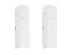 2er Set LED Wandleuchten für innen schwenkbar Weiß, Höhe 17cm