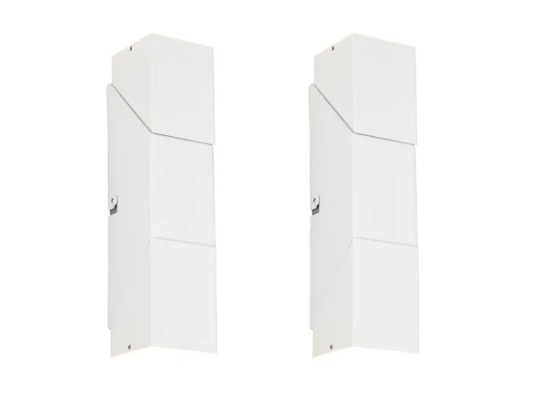 2er Set LED Wandleuchten für innen schwenkbar Weiß, Höhe 17cm
