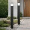 2er Set LED Wegeleuchten Anthrazit zur Reihenschaltung geeignet, Höhe 100cm