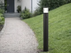 2er Set LED Wegeleuchten mit Bewegungsmelder zur Reihenschaltung, Höhe 100cm