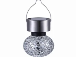 2er SET Mosaik Solarleuchten - LED Gartenlaternen zum Aufhängen