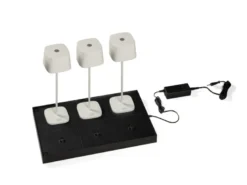 6er Set Outdoor Akku Tischleuchten mit USB Ladestation