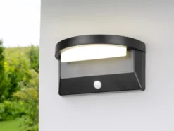 2er SET Solar Außenwandleuchten auch per USB aufladbar mit Bewegungsmelder