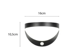 2er SET Solar Außenwandleuchten auch per USB aufladbar mit Bewegungsmelder